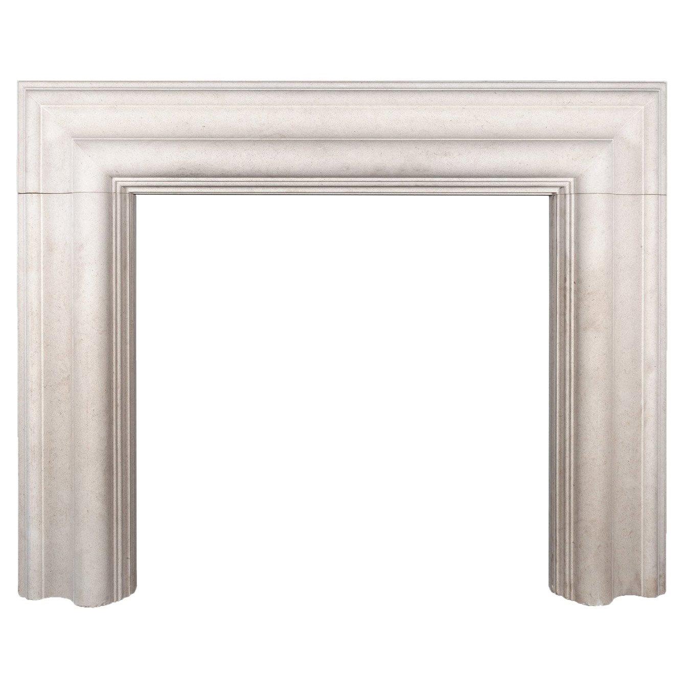 Ryan & Smith Large Stone Bolection Fireplace For Sale