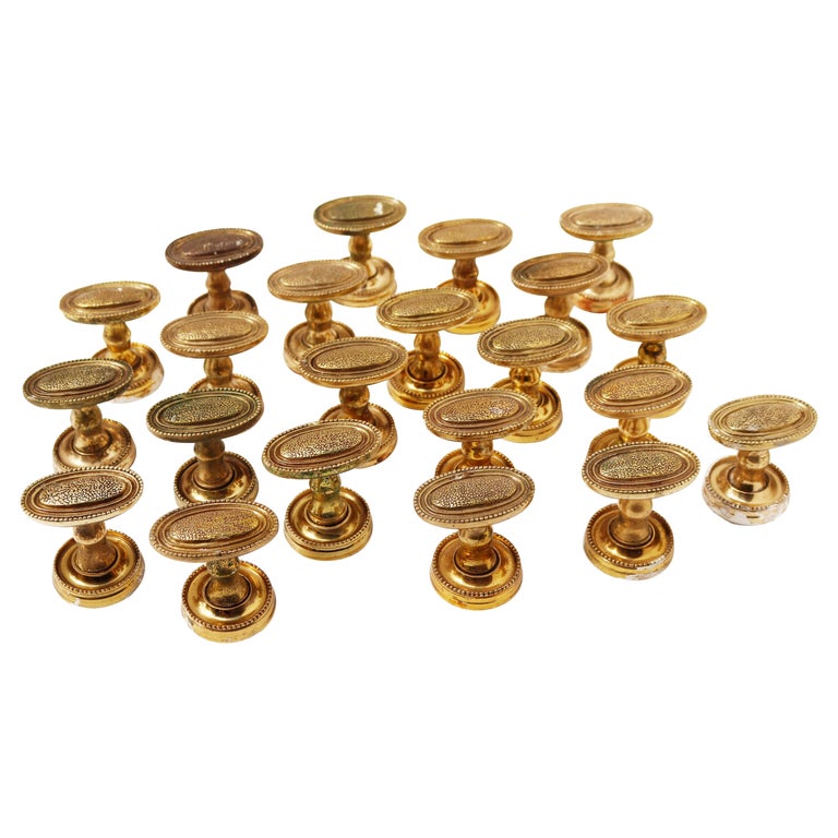 Reclaimed Style Brass Door Knobs at 1stDibs reclaimed brass door handles, reclaimed
