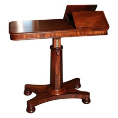 19th Century Victorian Mahogany Reading Table