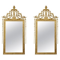 Pair of 18th Century-Style Giltwood Wall Mirrors