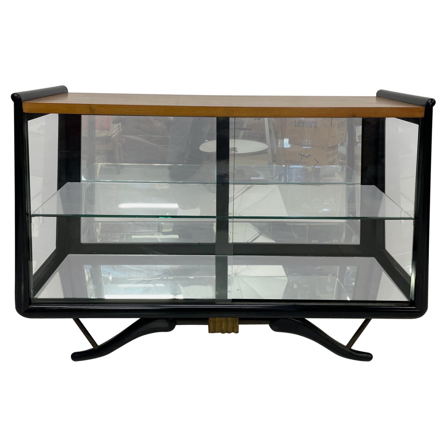  1950s Eugenio Escudero Vitrine Display Case Mexico City For Sale