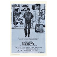 Original Vintage Film Poster For Robert De Niro Taxi Driver Scorsese Vietnam War