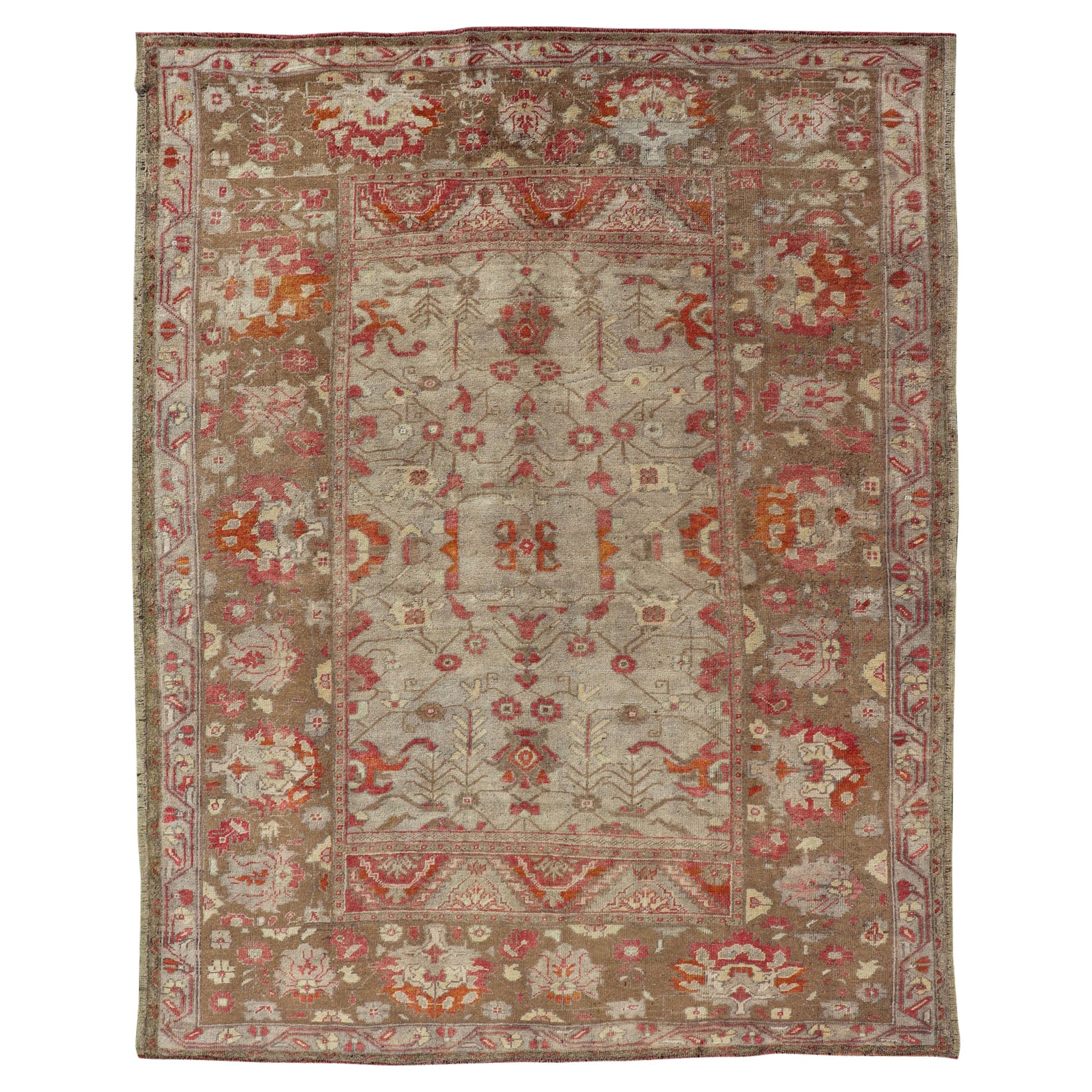 Outstanding Palace Size Antique Oushak Rug For Sale at 1stDibs
