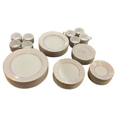 Post Modern Dinnerware Service for Eight by Taitu by Emilio Bergamin Italy  at 1stDibs | farfurii fumurii, taitu dinnerware, taitu italy