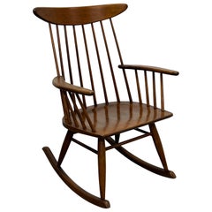 Russel Wright Spindle Back Rocking Chair for Conant Ball