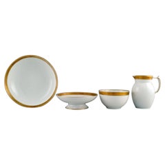 Royal Copenhagen White Dagmar. Jug, Compote and Two Bowls in Porcelain