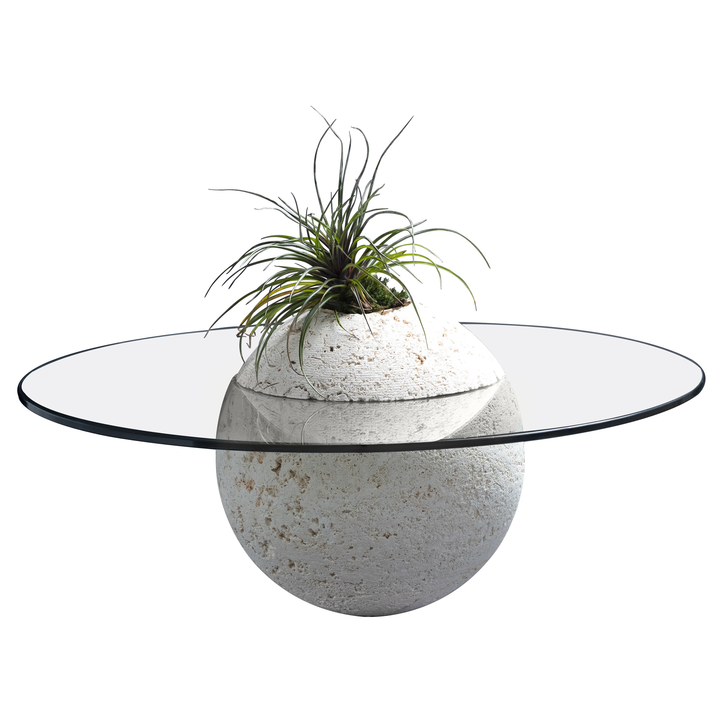 Coral Rock Saturn Coffee Table For Sale