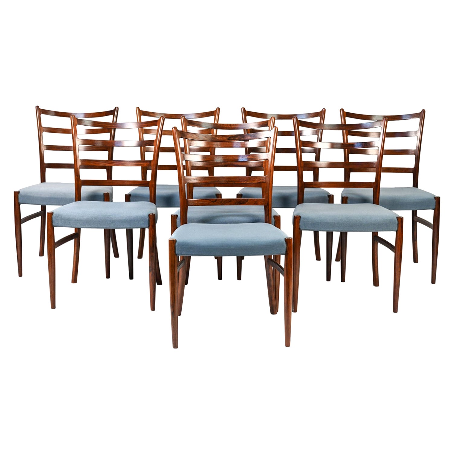 '8' Vestervig Erikson-Style Danish Mid-Century Dining Chairs