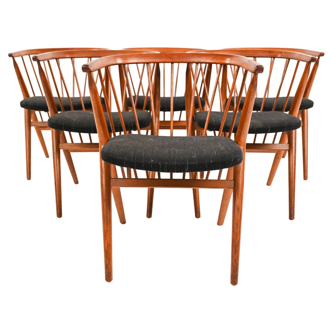 '6' Helge Sibast for Sibast No. 8 Teak Dining Chairs