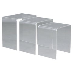 Lucite Stacking Tables