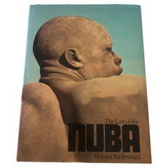 The Last of the Nuba by Leni Riefenstahl Vintage Decorative Hardcover Book
