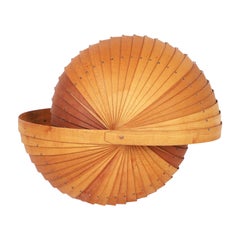 Wood Nautilus Shell Sculpture