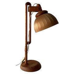 Wood Table Lamp by Hans-Agne Jakobsson for Ab Ellysett Markaryd, 1960s, Sweden