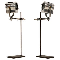 1950's Pair of Vintage Spotlights / Table Lamps
