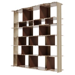 Modern Classic Patagonia Marble Carrera Bookcase by Covet House
