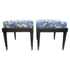 Pair of French Ottomans After Jansen