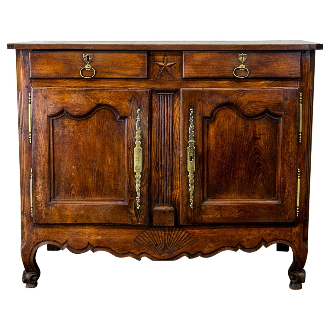 French Walnut Buffet For Sale