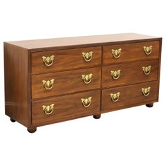 Used Henredon Pan Asian Six Drawer Double Dresser