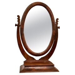 Antique French Empire Vanity Mirror