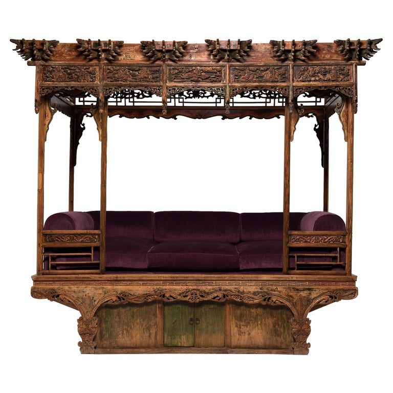 Chinese Canopy Bed, ca. 1750