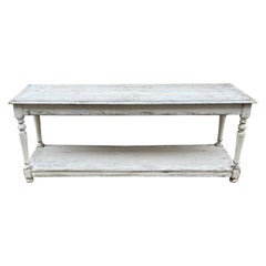 Antique French Drapery Table/Console Table, 1900s, France