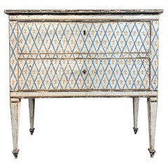 Mid-18th Century Italian Painted Commode Drawers