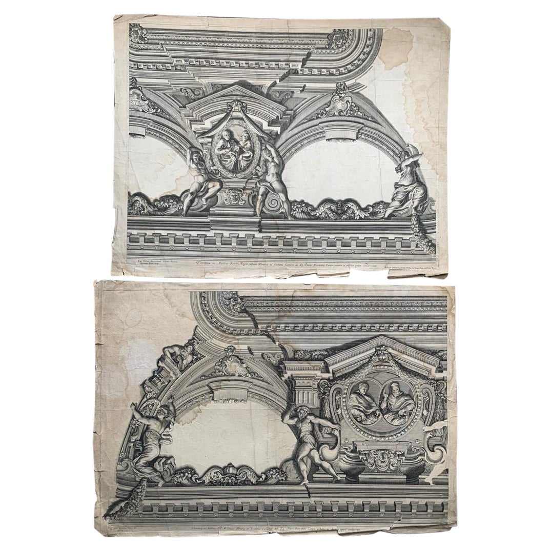Bernard De Bailliu "Palazzo Pitti, Sala di Venere", Inciso, XVII secolo