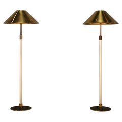 Set of Beautiful Brass Table Lamps by Mathias Thörner