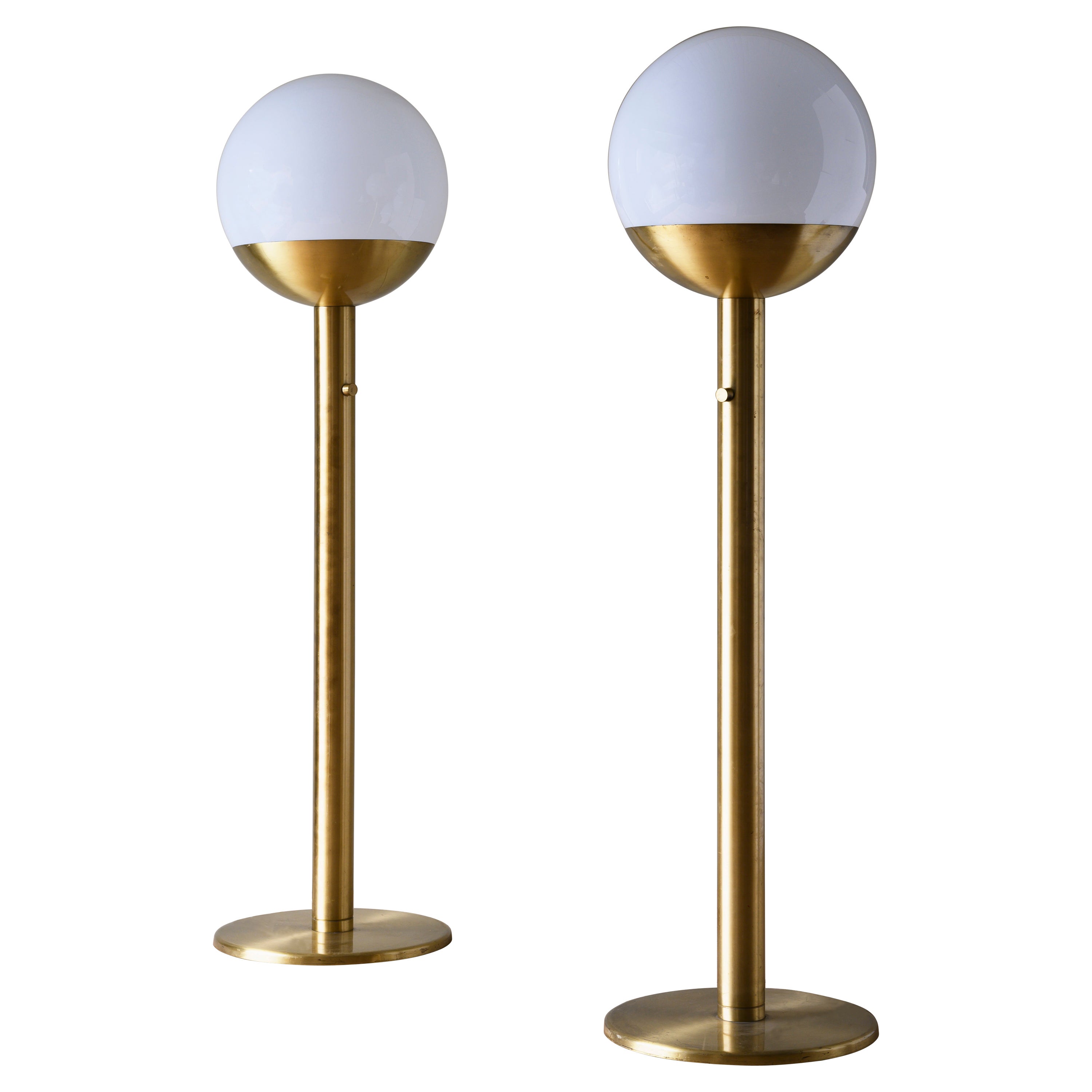 Pair of Large 1970s Floor Lamps by Pia Guidetti Crippa