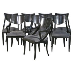 Pietro Costantini Lacquered Italian Dining Chairs