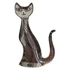 Mid Century Modern Lucite Cat Sculpture by Abraham Palatnik, Brazil