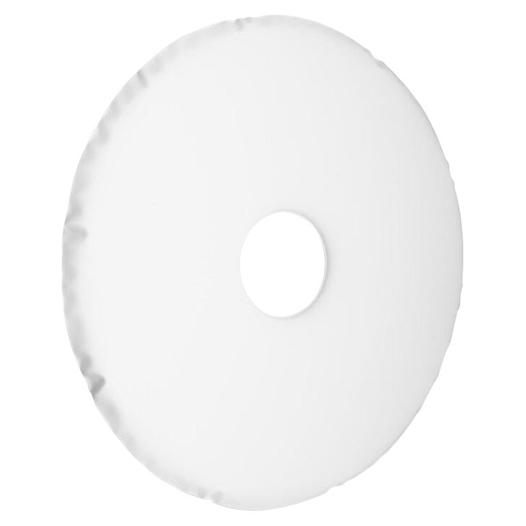 White Matt Rondo 95 Wall Mirror by Zieta For Sale