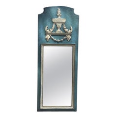 Louis XV Style Painted and Gilt Neoclassic Mirror