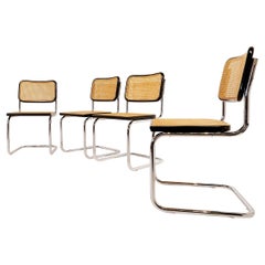Cesca B32 Chairs by Marcel Breuer, Gavina Edition, Set of 4
