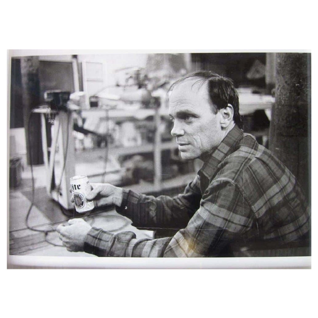 Silver Gelatin Framed Print of Michael Heizer, Ari Marcopoulos Photographer For Sale