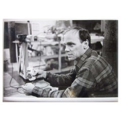 Vintage Silver Gelatin Framed Print of Michael Heizer, Ari Marcopoulos Photographer