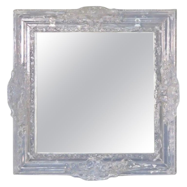 Lucite Hanging Wall Mirror