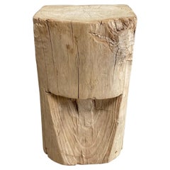 Natural Cypress Wood Stump for Side Table
