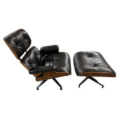 Herman Miller Eames Rosewood Lounge Chair and Ottoman