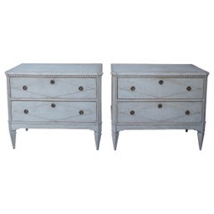 Pair of Gustavian Style Commodes