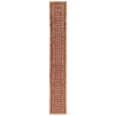 Tribal Long and Narrow Antique Persian Serab Runner Rug. Size: 2 ft 8 in x 16 ft
