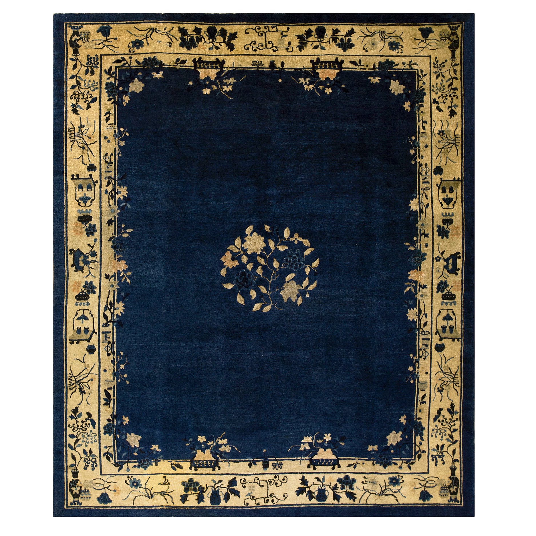 Early 20th Century Chinese Peking Carpet ( 8'1'' x 9'7'' - 245 x 292 )