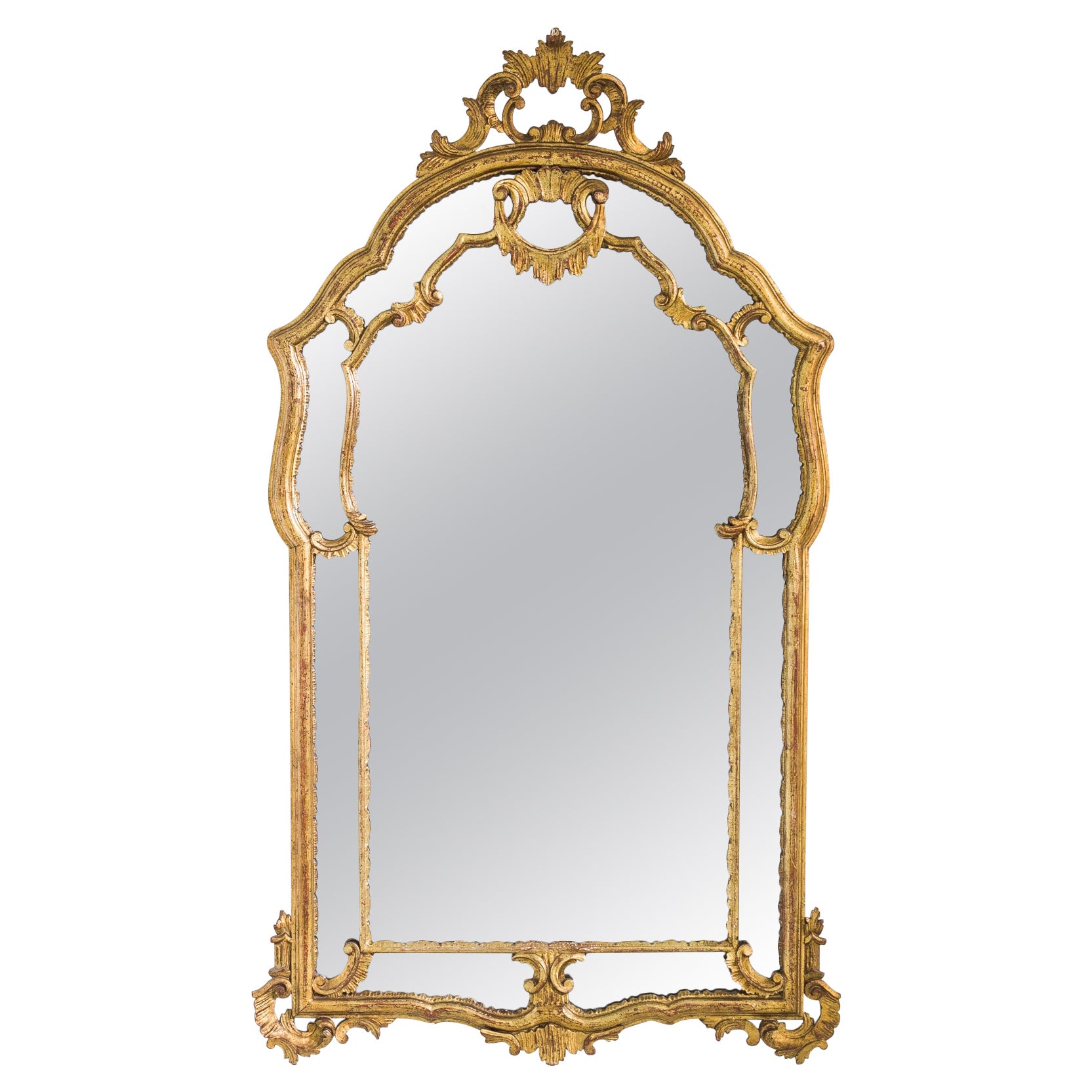 1930s Giltwood Mirror at 1stDibs filigree floor mirror sams