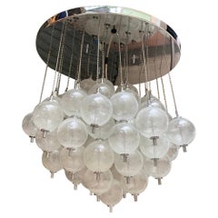 Bubbles Ceiling Lamp in Murano, Mazzega, Circa 1970