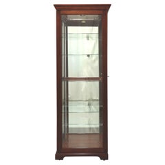Used Cherry Traditional Style Curio Cabinet by Home Meridian