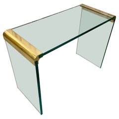 Leon Rosen for Pace Waterfall Console/ Side Table