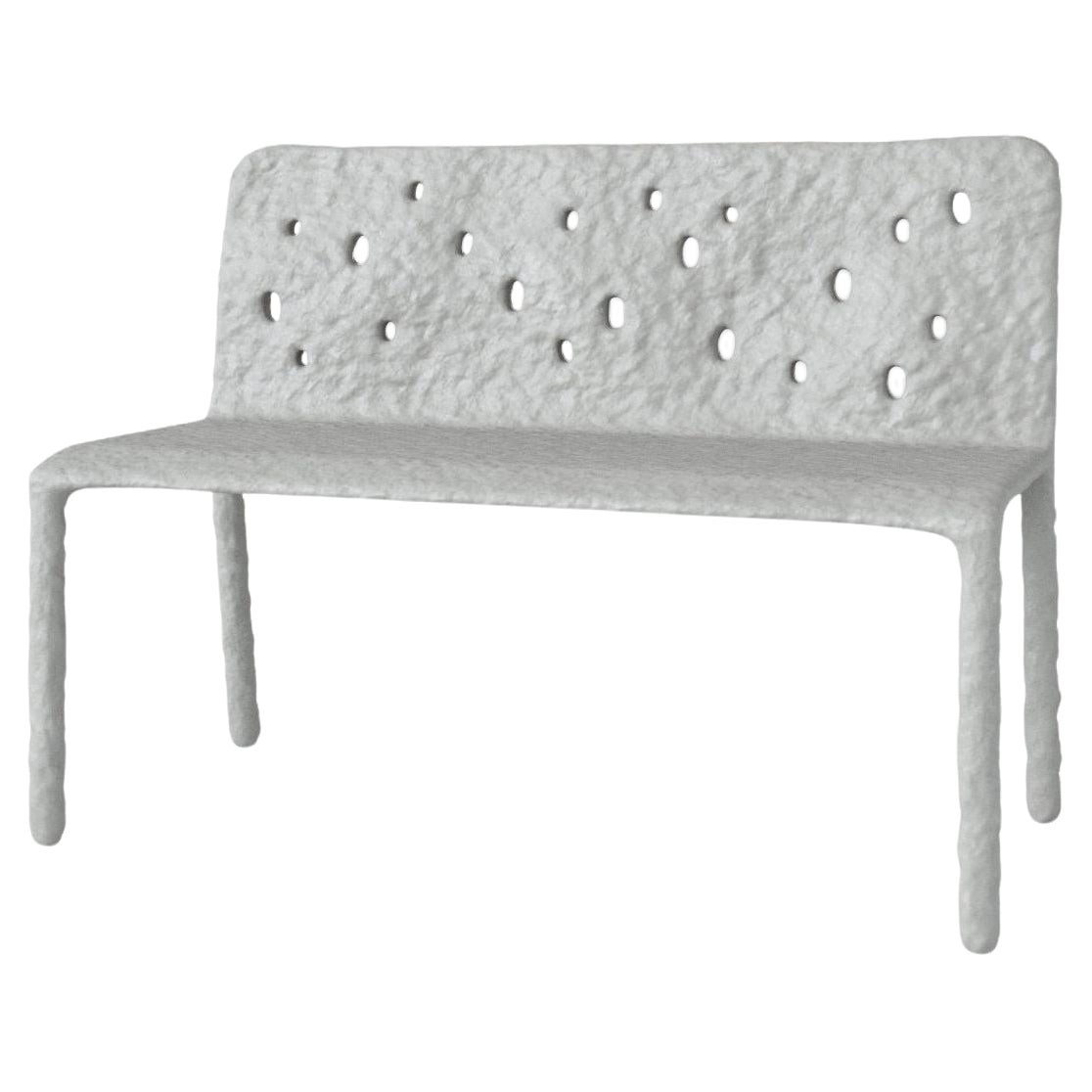 Outdoor Sculpted Contemporary Bench by FAINA