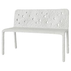 Outdoor Sculpted Contemporary Bench by Faina