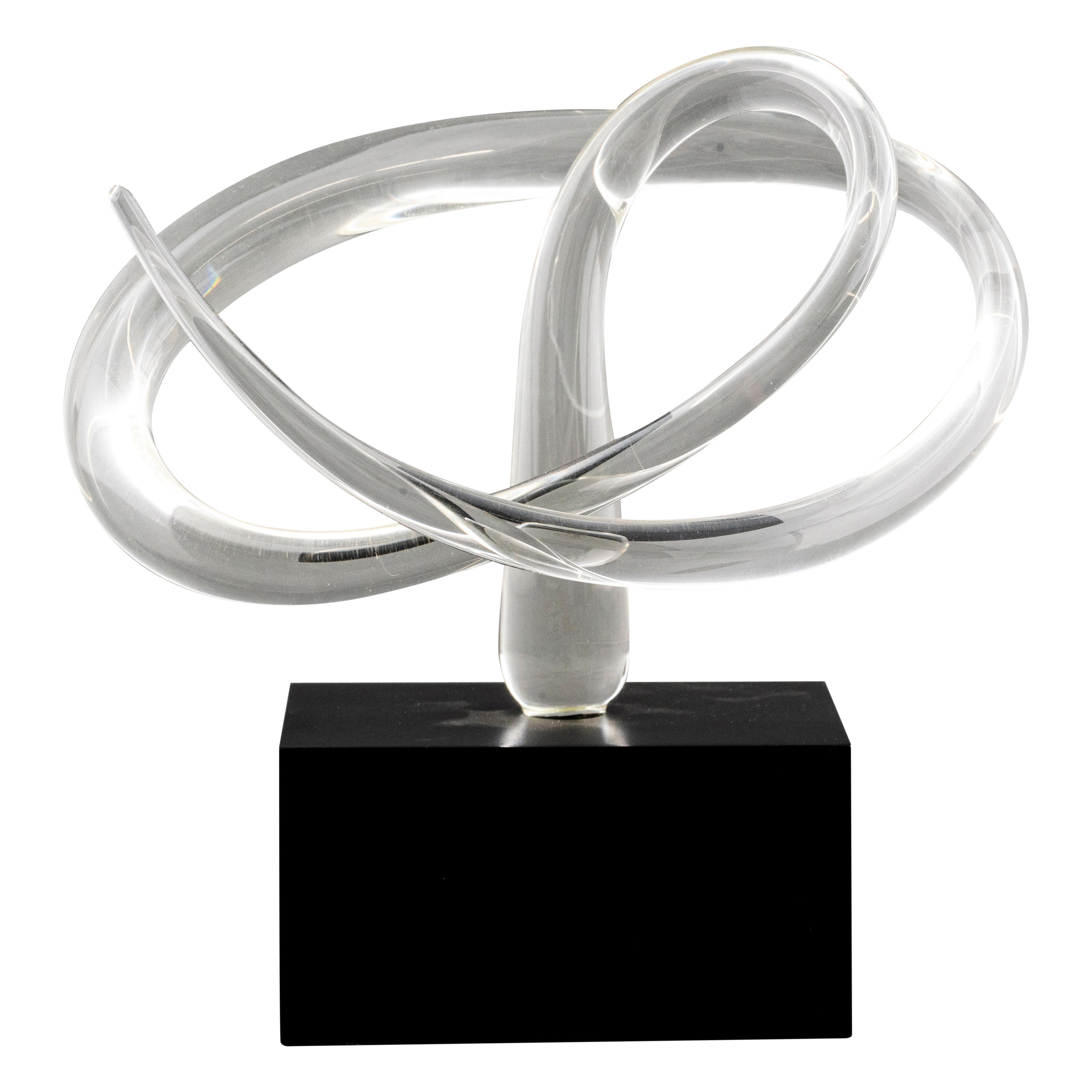 Whitfield & Kelemen Abstract Glass Sculpture For Sale