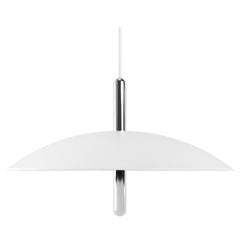 Signal Pendant Light from Souda, White x Nickel, Made to Order